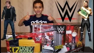 UNBOXING WWE MONEY IN THE BANK AND AMBROSE ASYLUM WITH WWE SUPERSTARS