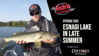 CRAZY WALLEYE IN NORTHERN ONTARIO | The Fish'n Canada Show Episode 550: Esnagi Lake in Late Summer