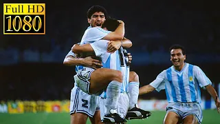 Argentina - Romania World Cup 1990 | Full highlight -1080p HD | Diego Maradona