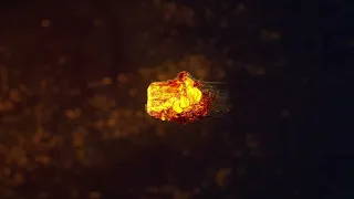 ID# 15 -  3d fire logo intro animation