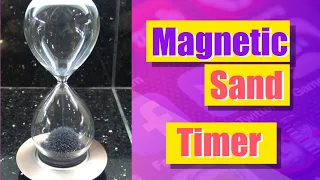 Magnetic Hour Glass - Magnetic Sand Timer - With Relaxing Music