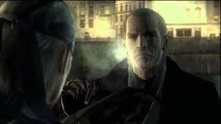 Metal Gear Solid 4 - Act 3: Third Sun Solid Snake & Liquid CQC Cutscene HD Gameplay Playstation 3