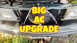 Mercedes W123 AC Condenser Upgrade