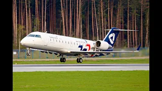 4K Bombardier CRJ-200LR RA-67240 Severstal Air Company Departure at the Minsk MSQ/UMMS