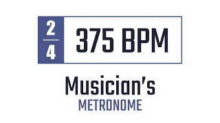 375 BPM - 2/4 - Metronome