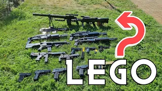 Actually reloading all my lego guns... but they get bigger every time | Pure ASMR