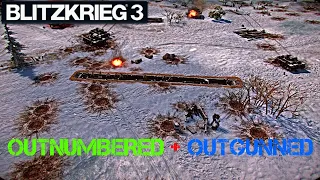 Blitzkrieg 3 Gameplay - Russian Campaign Early War 1 - OUTNUMBERED + OUTGUNNED!!!!