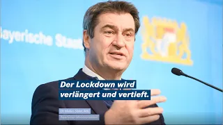 Pressekonferenz zur Corona-Pandemie (06.01.21) - Bayern