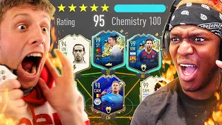 KSI vs W2S 195 RATED FUT DRAFT CHALLENGE - FIFA 20