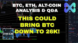 BITCOIN, ETH, ALT-COIN ANALYSIS! THIS COULD BRING BTC DOWN TO 26K!