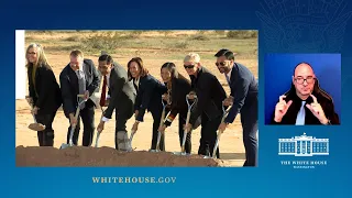 Vice President Harris Delivers Remarks at a Transmission Line Groundbreaking Event
