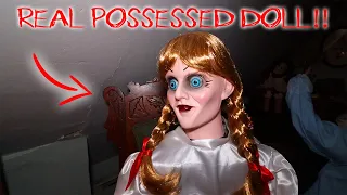 I INVESTIGATED A REAL POSSESSED ANNABELLE DOLL ( REAL PARANORMAL ACTIVITY CAUGHT ON CAMERA )