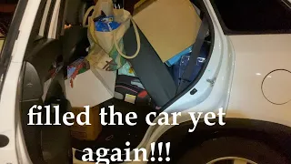 DUMPSTER DIVIN// WE FILLED THE CAR  AGAIN.... & GOT THE COOLEST CHAIR FROM HOMEGOODS!!