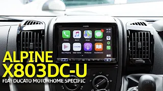 Alpine X803DC-U - Fiat Ducato Specific Navigation System