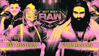 Veer Mahaan vs Rey Mysterio : Monday Night Raw - WWE April 18, 2022