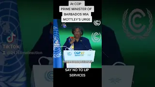 Touching Speech by Prime Minister of Barbados @COP27 |ClimateChange Crusaders|