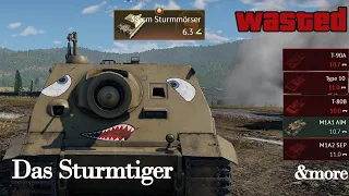 Just Sturmtiger in Top Tier[WarThunder Ground RB] #warthunder #gameplay #sturmtiger #tank