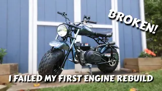 Mini Bike DISASTER Build, I Need YOUR HELP!