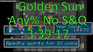 Golden Sun Any% No Save & Quit Speedrun in 3:39:17