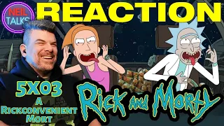 RICK AND MORTY 5x03 Reaction - "A Rickconvenient Mort"