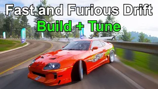 Forza Horizon 5 - Fast and Furious Toyota Supra Mk4 DRIFT BUILD + Tune! (Paul Walker Mk4 Supra)