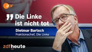 Linksfraktion im Bundestag löst sich auf: Statement von Noch-Fraktionschef Bartsch | ZDFheute live