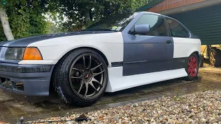 FITTING HM AERO SIDESKIRTS ON MY BMW E36 COMPACT!!