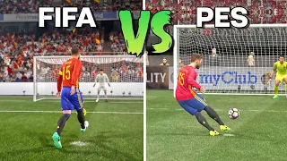 Panenka Penalty FIFA vs PES ▶ 2014 to 2022