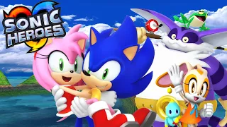 SONIC AND TEAM ROSE PLAY SONIC HEROES PART 1 SAVAGE FROGGY