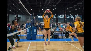 16 OPEN Full Match vs Michio National - Windy City Qualifier - Kennedey Whitford #9 Libero