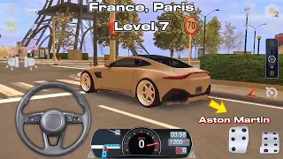 Driving School Sim: Getting My License In Paris Level 7, Aston Martin Gameplay