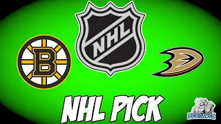 Anaheim Ducks vs Boston Bruins 10/26/23 NHL Free Pick | NHL Betting Tips