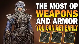 Elden Ring - The Best Legendary Weapons & Armor You Can Get Early - Get OP In Elden Ring