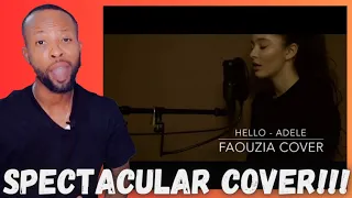 FAOUZIA STUNNINGLY COVERS ADELE'S 'HELLO' | MESMERIZING VOICE & POWERFUL RENDITION! - REACTION