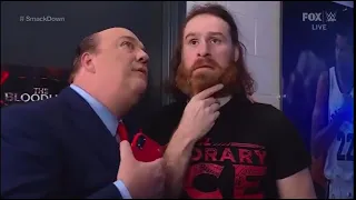 Paul heyman sami zayn backstage segment SD 1/6/23