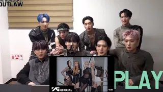 Ateez Reaction to Blackpink 'B.P.M' Roll Ep-4 (Fanmade 💜)