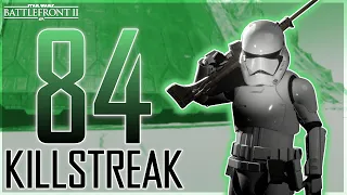 Specialist 84 Killstreak on Crait | Star Wars Battlefront 2