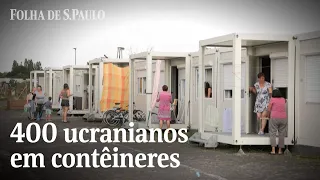 Aeroporto em Berlim vira vila de refugiados ucranianos | CENAS DA GUERRA