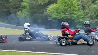 #vintage kart racing from Burnsville ga heat 3