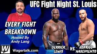 UFC Fight Night Lewis vs Nascimento Picks, Predictions and Best Bets | UFC St. Louis Preview 5/11/24