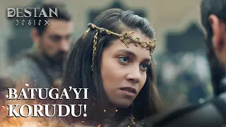 Günseli Hatun, Batuga'yı koruyor - Destan