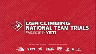 2023 National Team Trials - Women Boulder Semi Finals