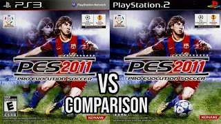 PES 2011 PS3 Vs PS2