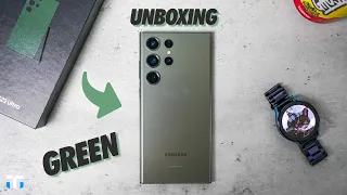 Samsung Galaxy S23 Ultra Green Unboxing + First Impressions!