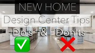 NEW HOME BUILD DESIGN CENTER TIPS DO'S & DONT'S // WHAT NOT TO SPEND $$ ON // WORTH SPENDING UPG