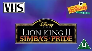 Opening to The Lion King II: Simba's Pride UK VHS (1999)