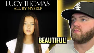 SHE IS ABSOLUTELY AMAZING | Lucy Thomas- All By Myself (Cover) (Reaction)