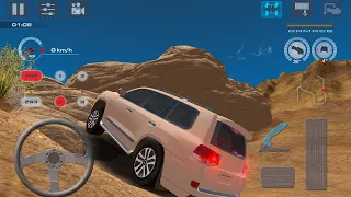 Offroad Driving Games - 4x4 Toyota Land Cruiser Stuck on Rocks! | Android Gameplay