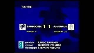 1997-98 (4a - 27-09-1997) Sampdoria-Juventus 1-1 [Morales,F.Inzaghi] Servizio D.S.Rai3