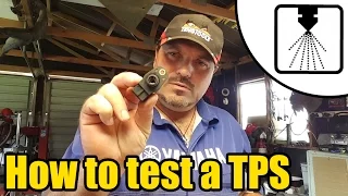 How to test a Throttle Position Sensor TPS #1203